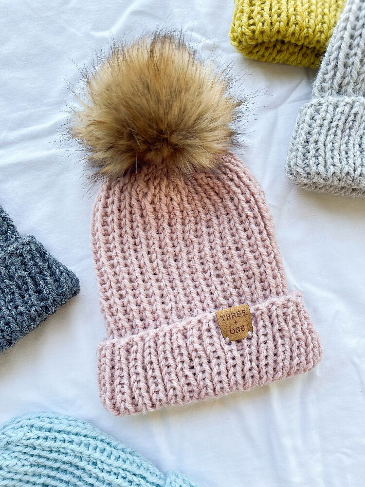 Toddler Beanie (fits 2 to 5 years) - Wool Blend
