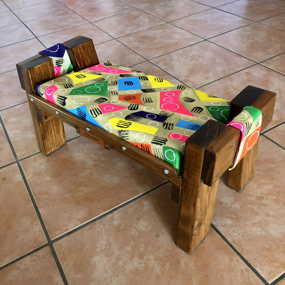 Wellness Stool 5 - Wooden Yoga Meditation Stool handmade