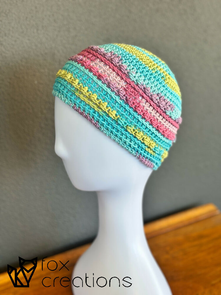 Spring Berry Beanie Crochet Pattern