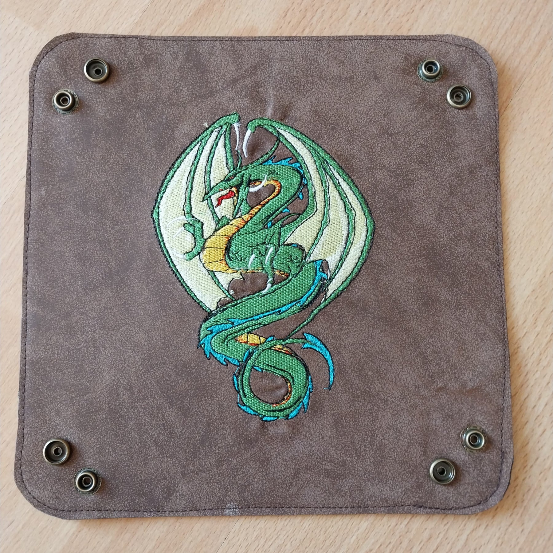 Green Dragon Dice Throw Tray