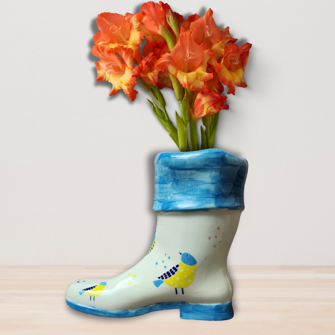 Cheeky Gumboot Vase