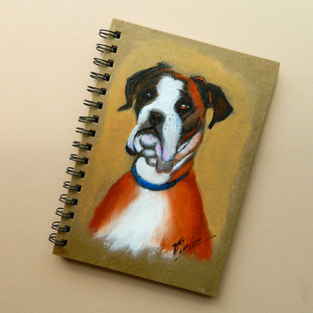 Hand painted Dog notebooks