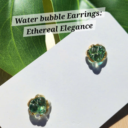 Water bubble earrings