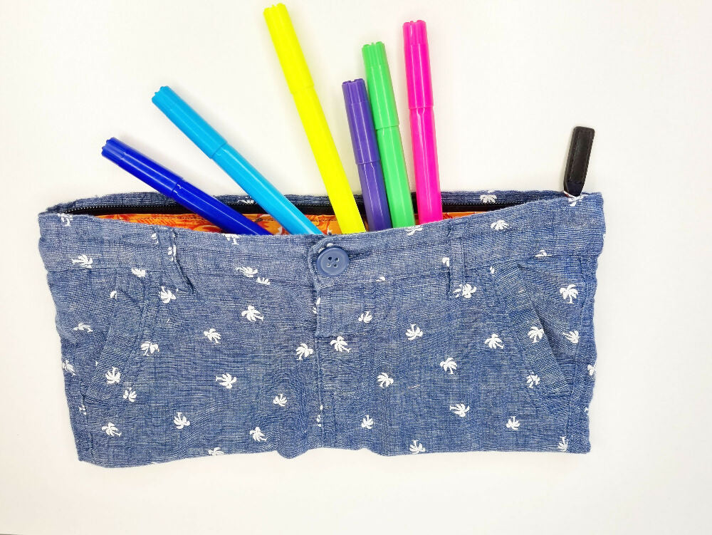 Tropical Pencil Case, Make-up Bag, Pouch - FREE SHIPPING!