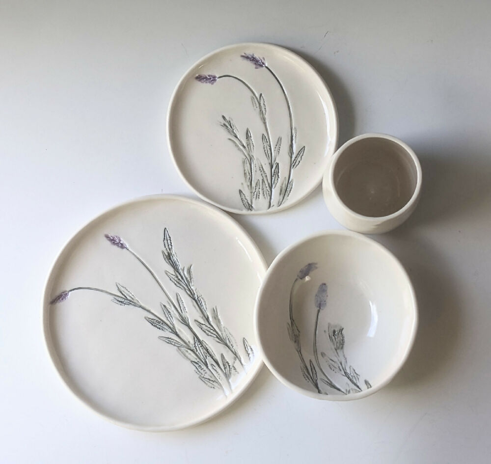 Lavender breakfast set