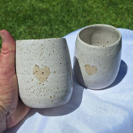 Latte Love Heart tumbler