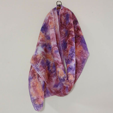 Dyed silk scarf 16