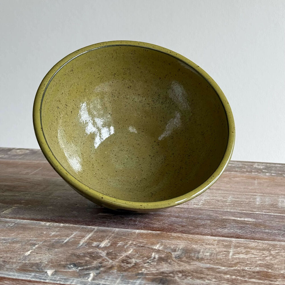 Australian-Ceramic-Pottery-Artist-Ana-Ceramica-Home-Decor-Kitchen-and-Dining-Servingware-Olive-Leaf-Bowl-Black-Clay-Wheel-Thrown-Pottery