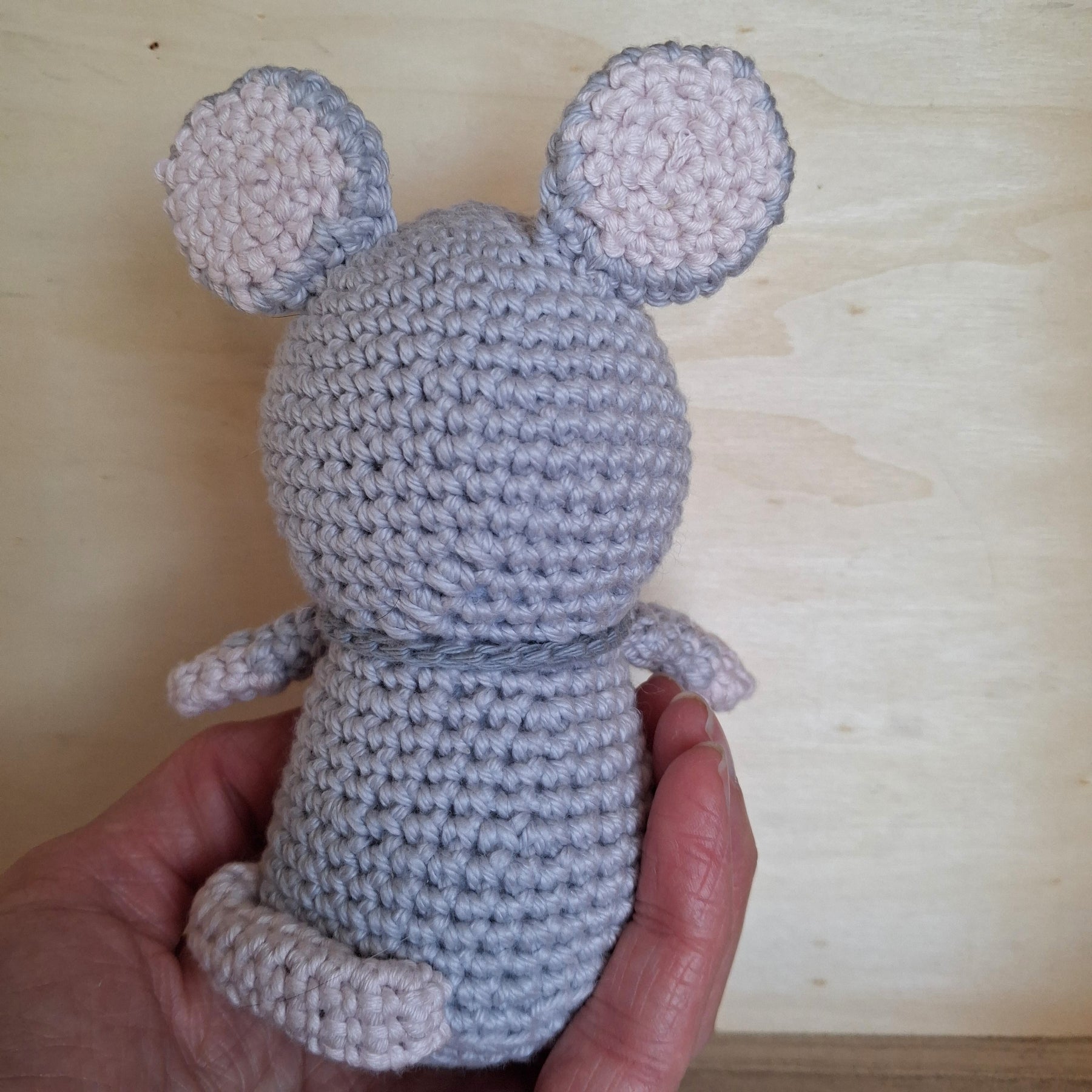 Handmade Crochet Little Mouse - 100% Cotton