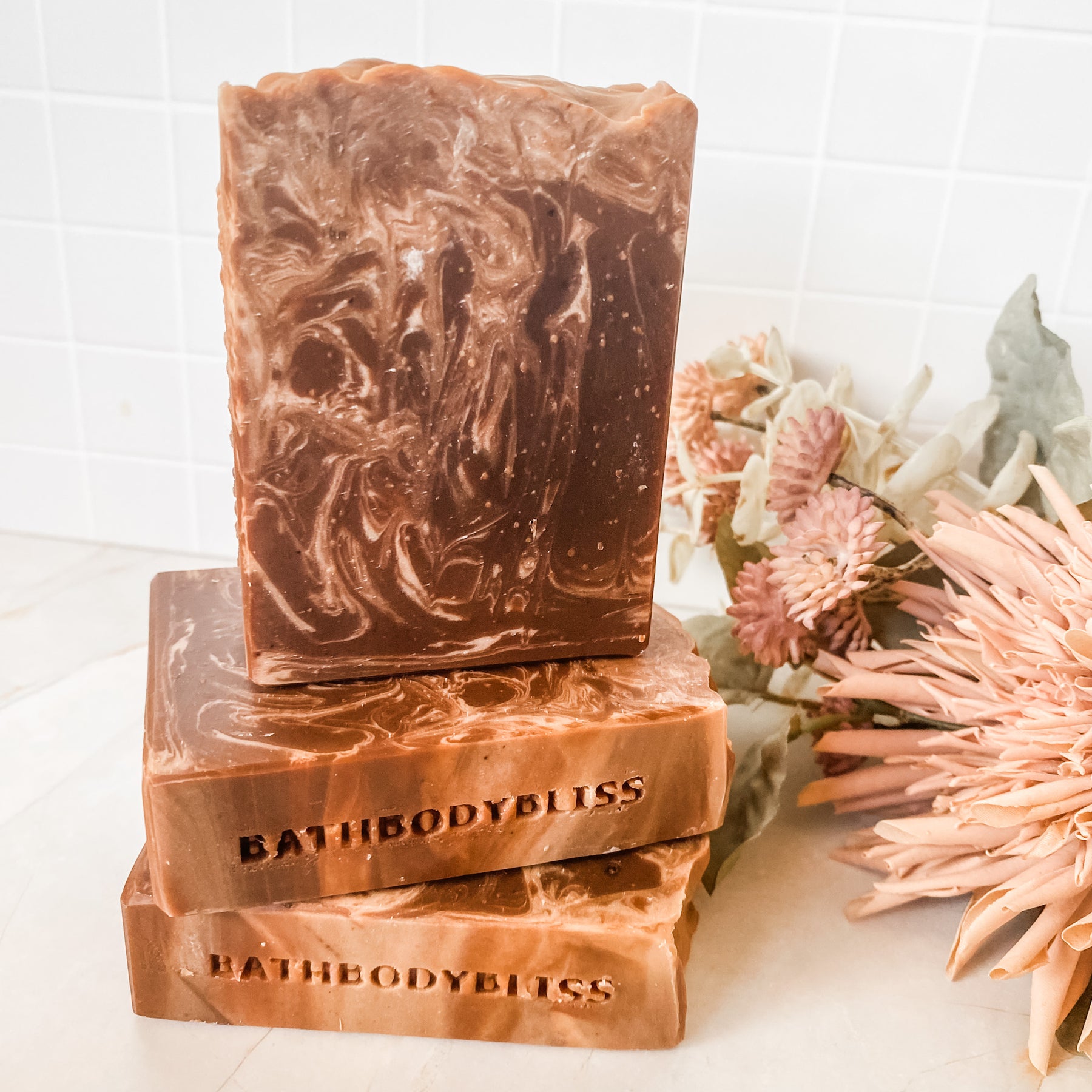 Chocolate Fudge Handmade Soap, Vegan Soap, Scented Soap