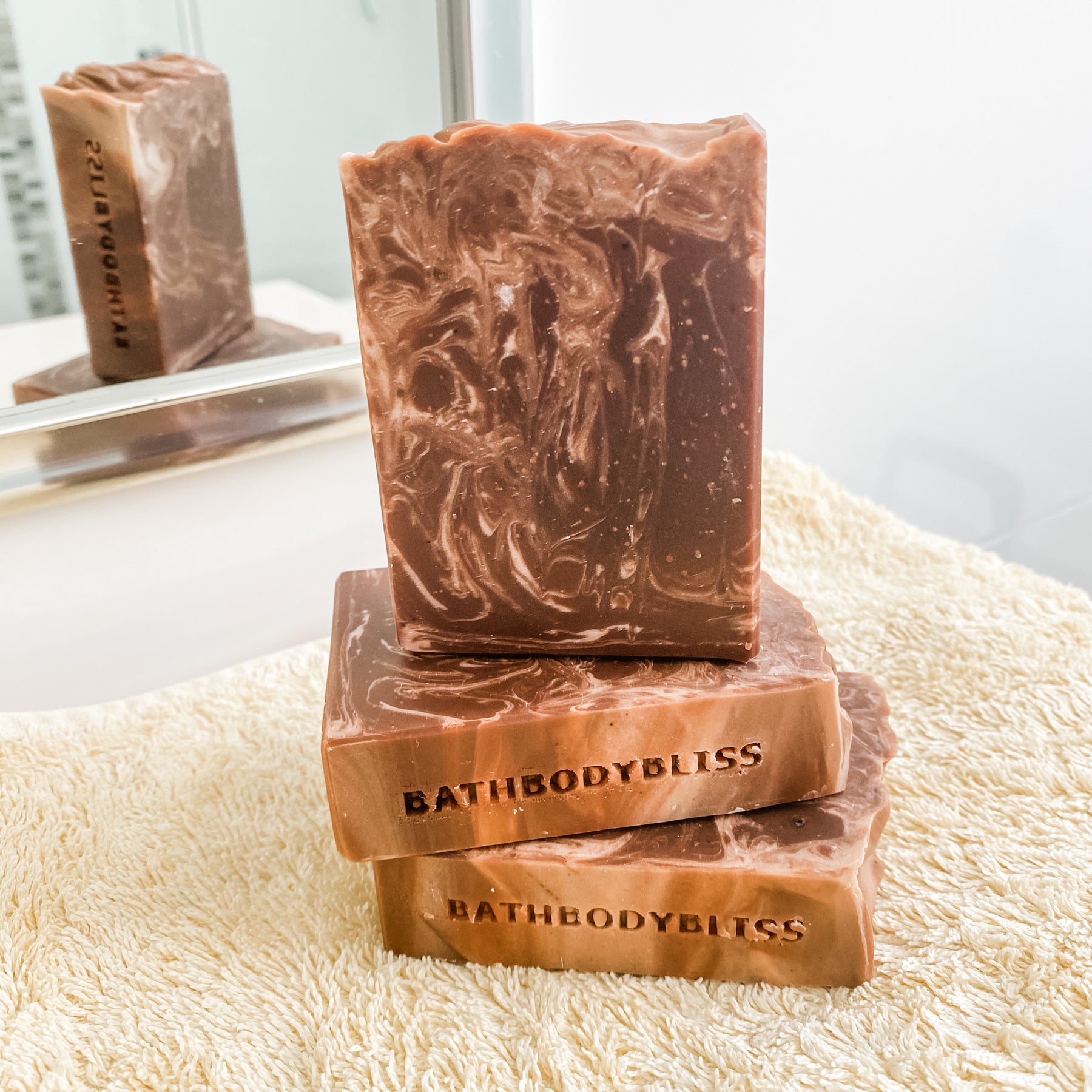 Chocolate Fudge Handmade Soap, Vegan Soap, Scented Soap