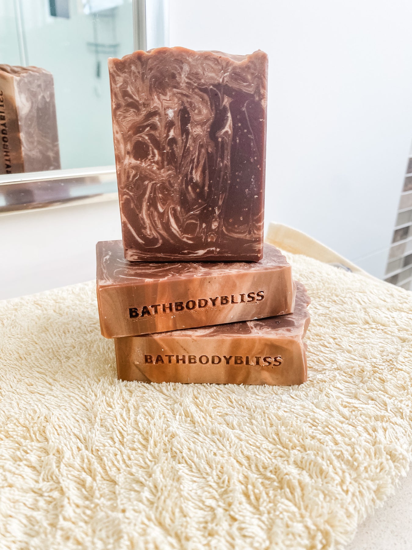 Chocolate Fudge Handmade Soap, Vegan Soap, Scented Soap