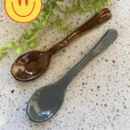 Ceramic Teaspoons / Handmade Pottery