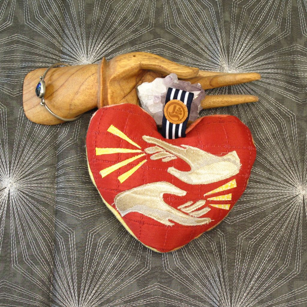Heart Cushion - Healing Hands