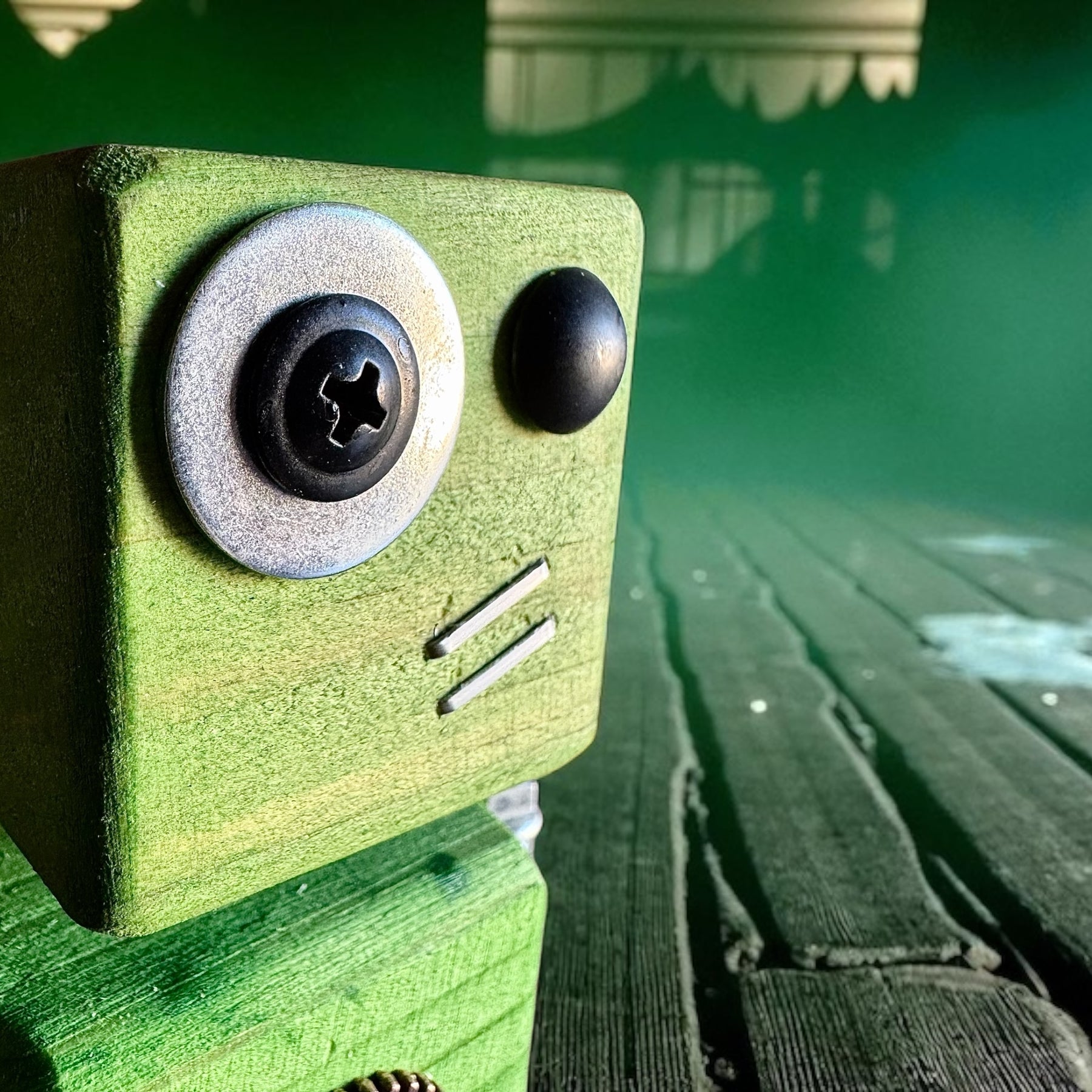 Henrik - Wooden Steampunk Superhero Robot