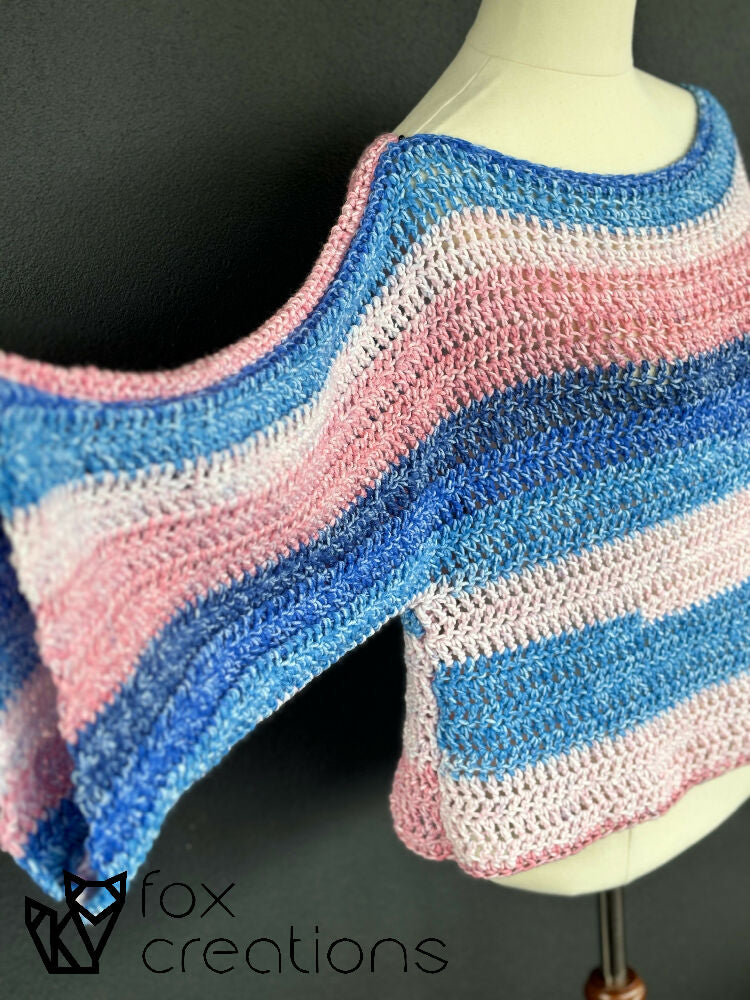 Celeste Mesh Crop Top Crochet Pattern