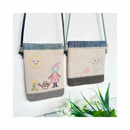 Child’s Hand Embroidered Crossbody Bags