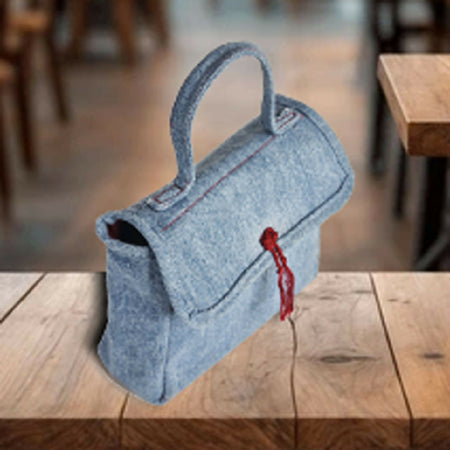 Mini Denim Clutch Handbag