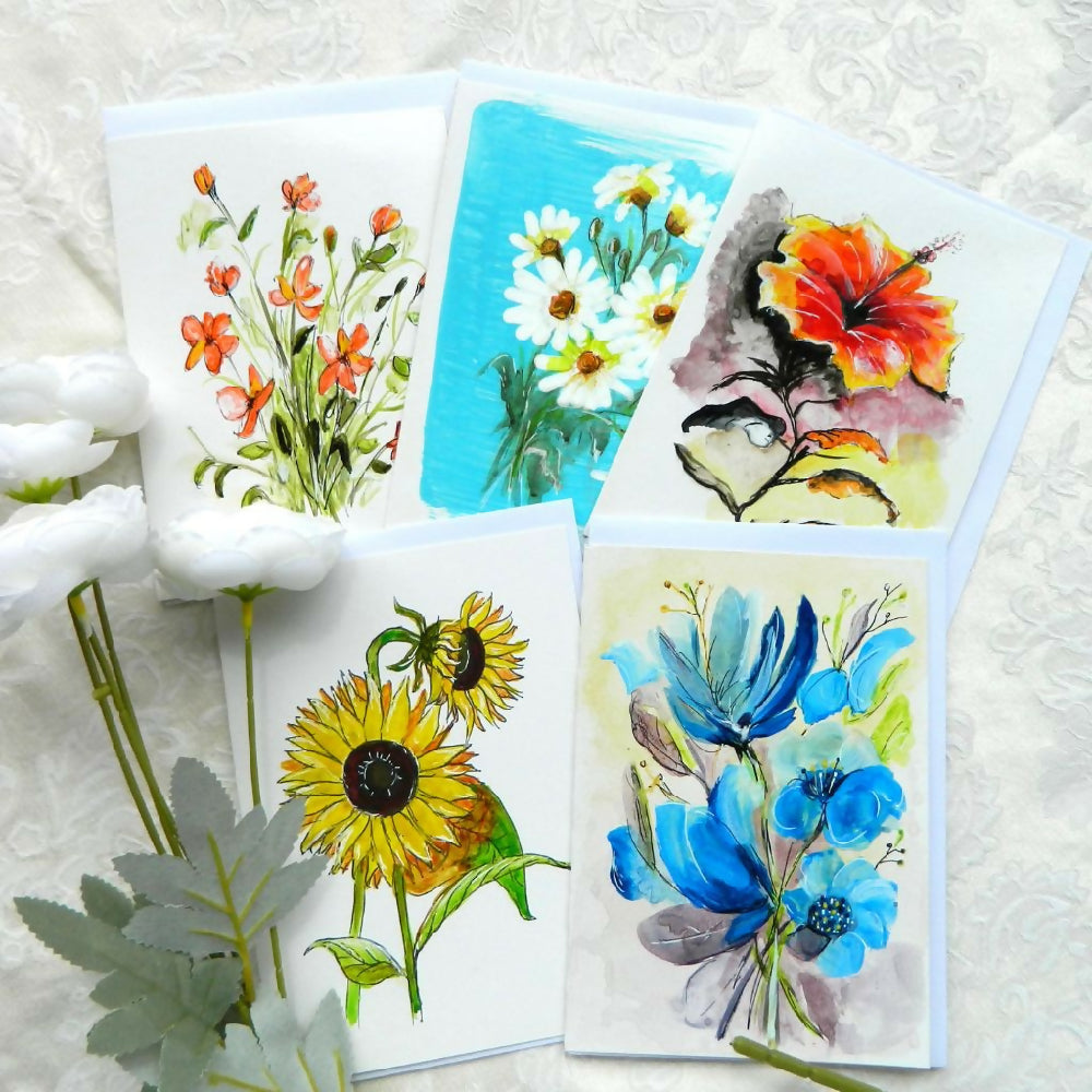 flower card set