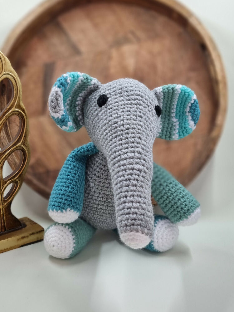 Elephant crochet toy