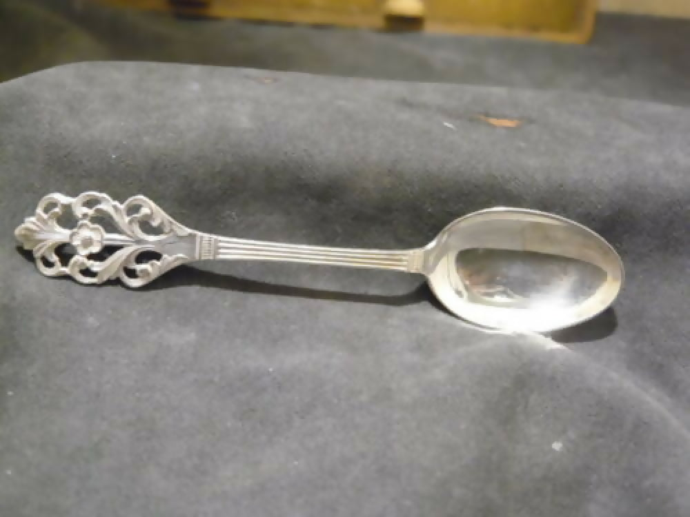 Viking Rose Norwegian spoon ring - 3 sizes
