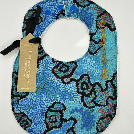 Bib & Burp Cloth Set - Water Dreaming by Chantelle Nampijinpa Robertson