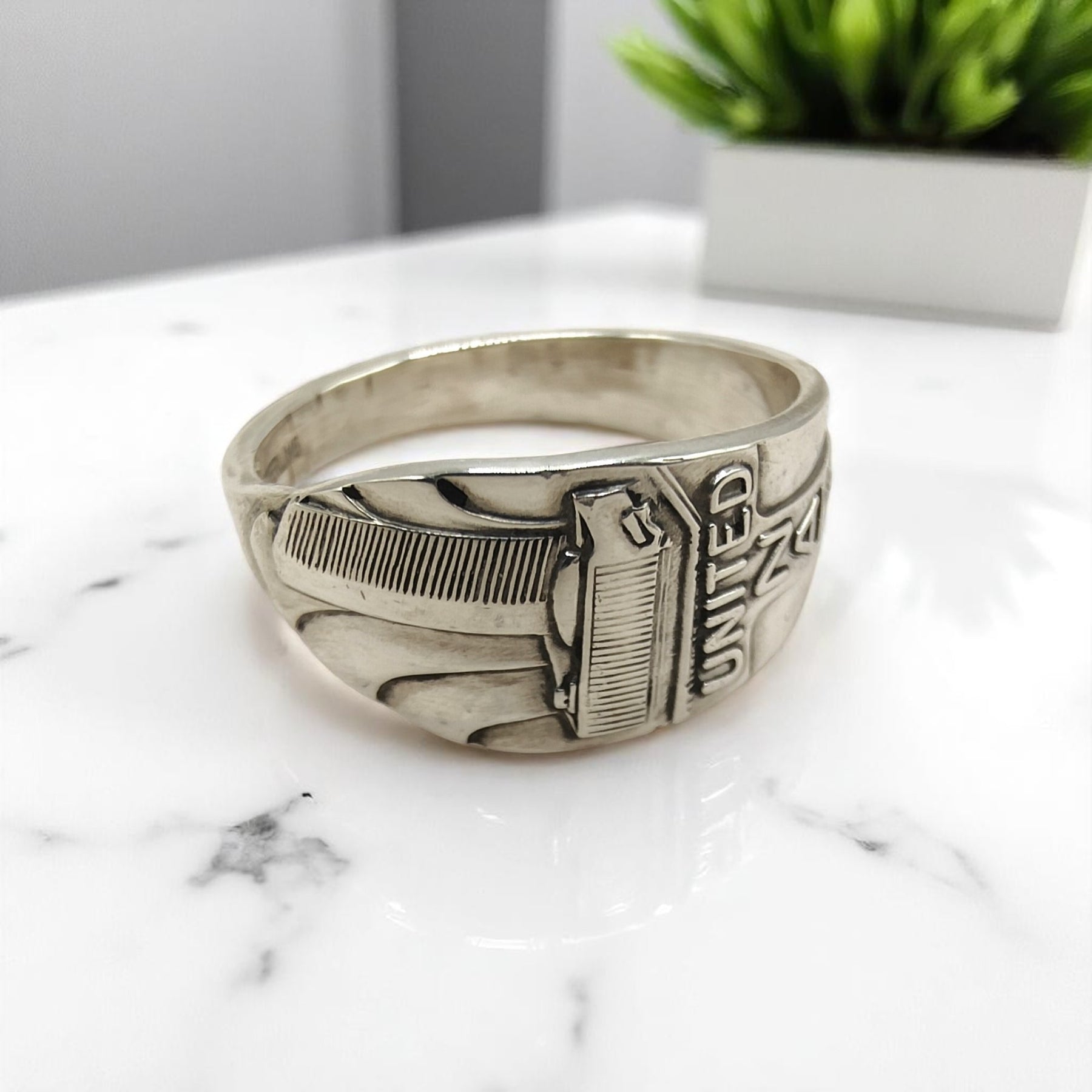 United Nations Spoon Ring – Size U