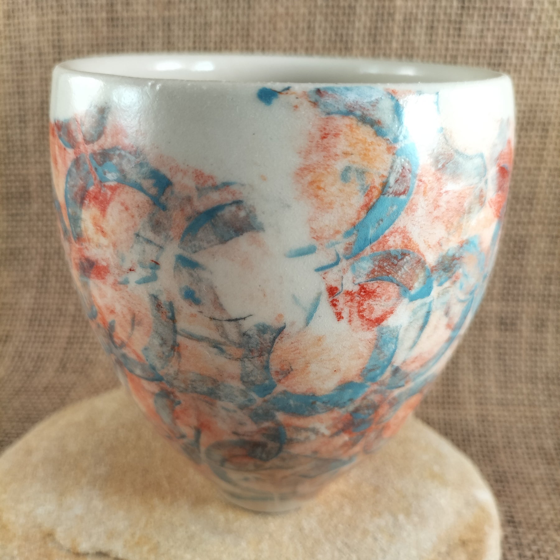 Decorated Small Vase
