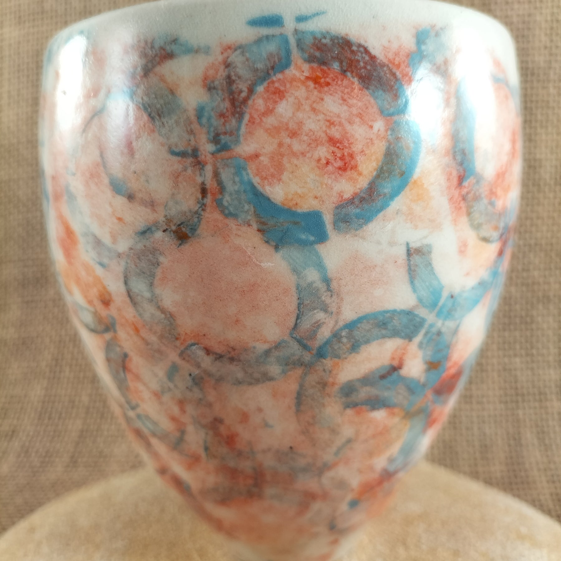 Decorated Small Vase