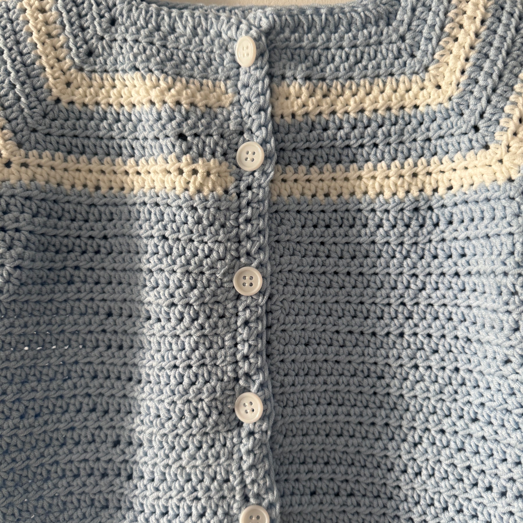 Crochet | Baby Jackets | Boys & Girls | Blue + Pink + Rainbow Options