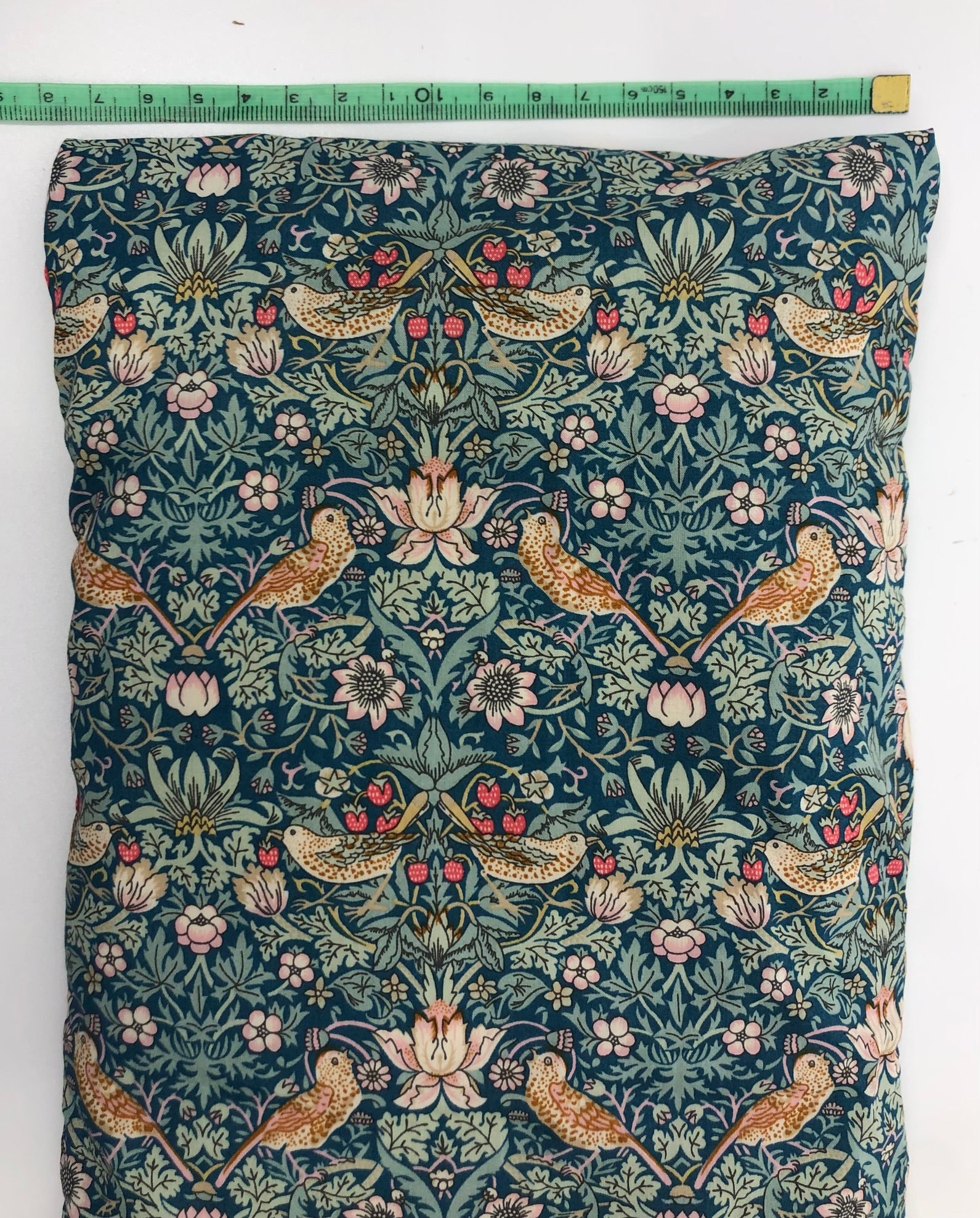Wheat pack made with Liberty fabric outer layer and wheat in pouch inner layer