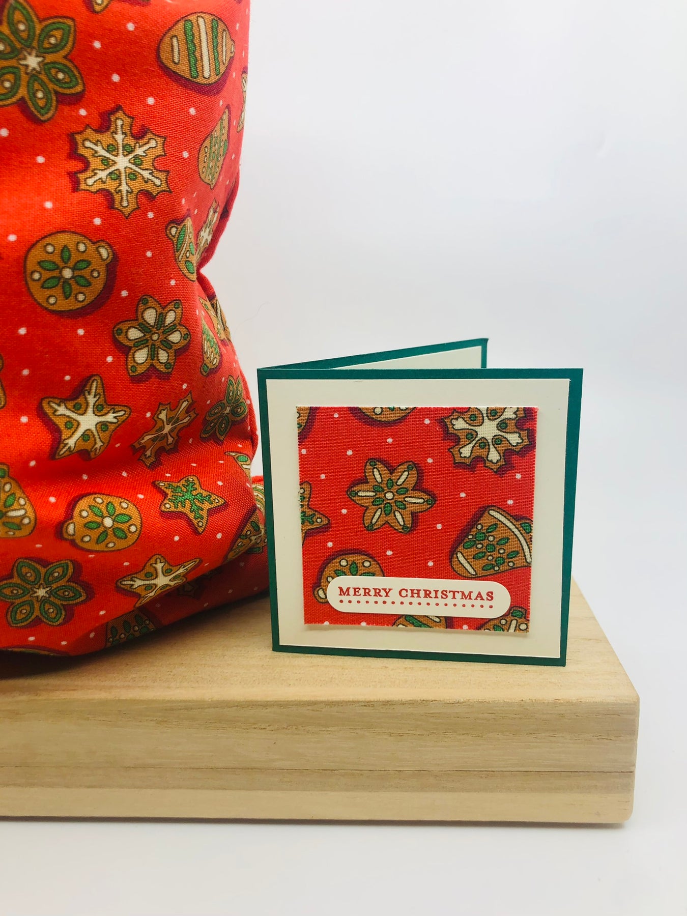 Small Santa Sack/Christmas gift bag / reusable gift bag