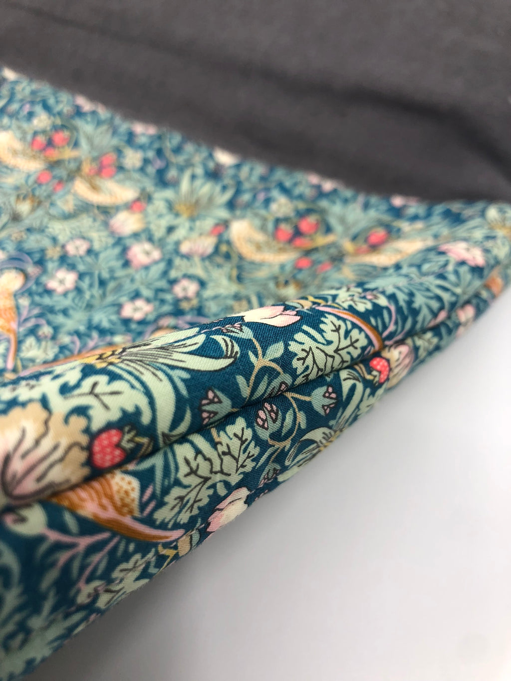Lap top bag made from Liberty fabric