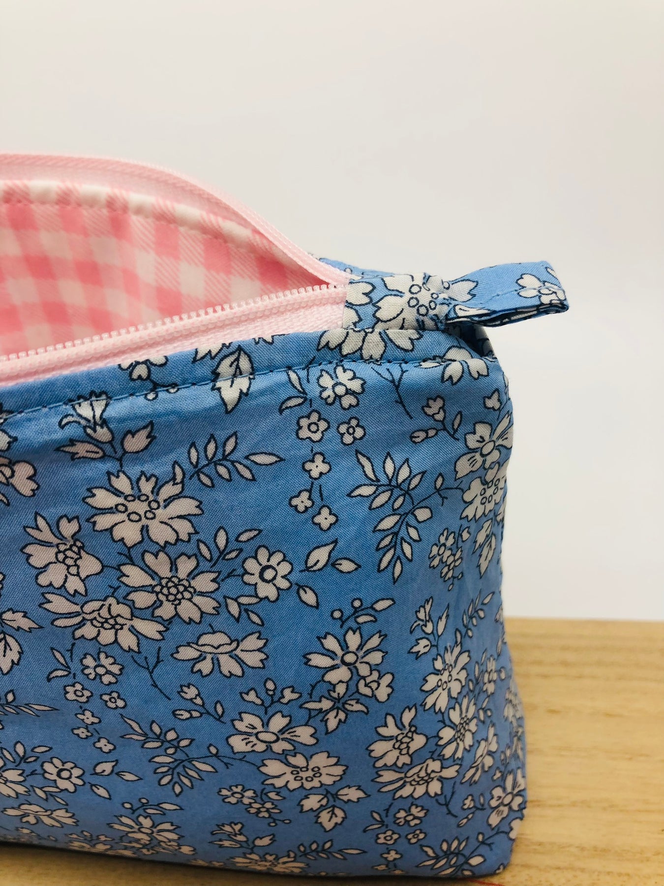 Liberty fabric zipper pouch