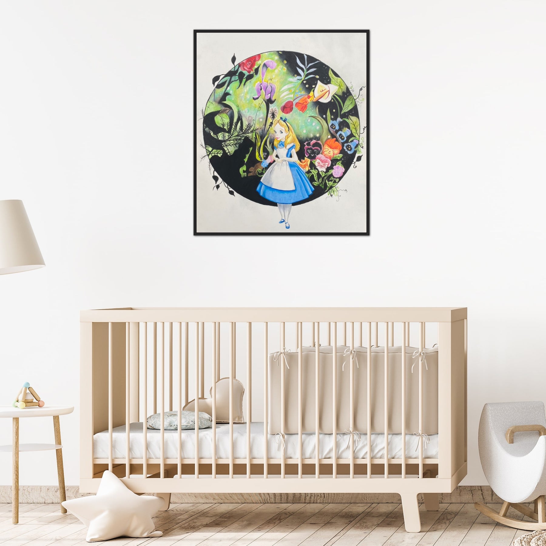 Alice in the Forest - Handdrawn Print of Original Art