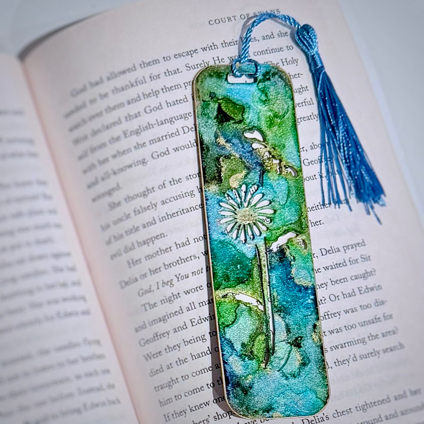 Hand-Painted Floral Bookmarks | Multiple colours