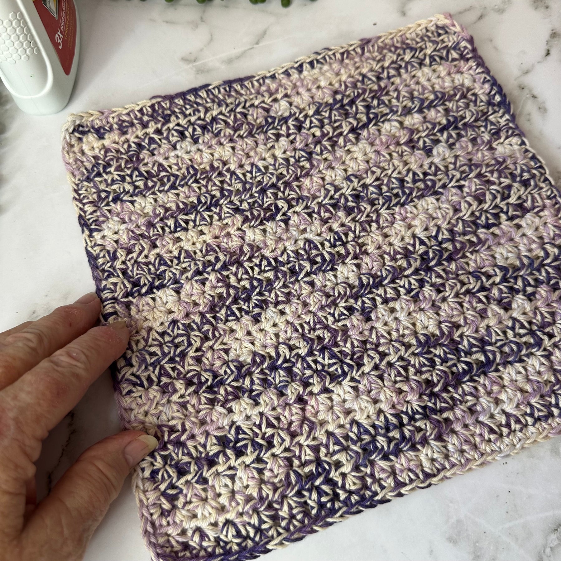 Extra thick Handmade Crochet Dishcloths - Cleaning cloths - set of 2