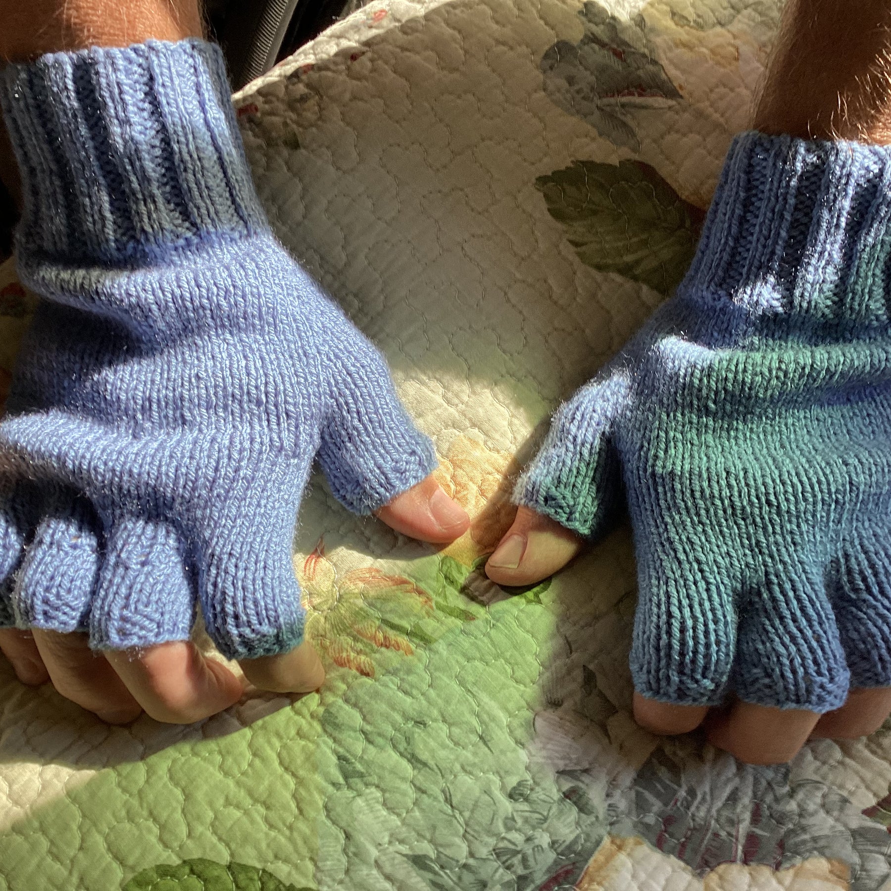 Men’s Hand Knitted Fingerless Gloves