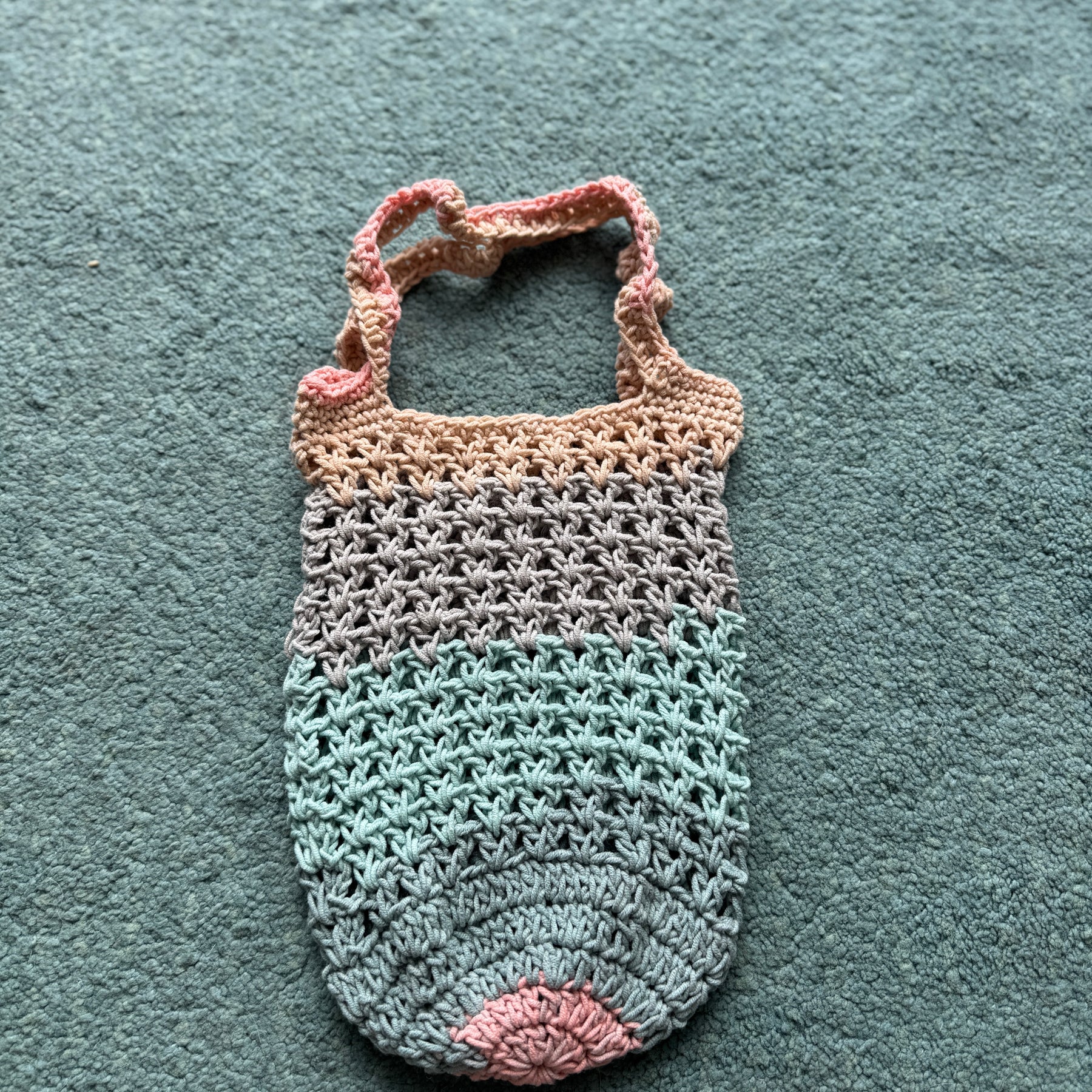 Crochet | Children + Teen Bags | Cotton | Mixed colours