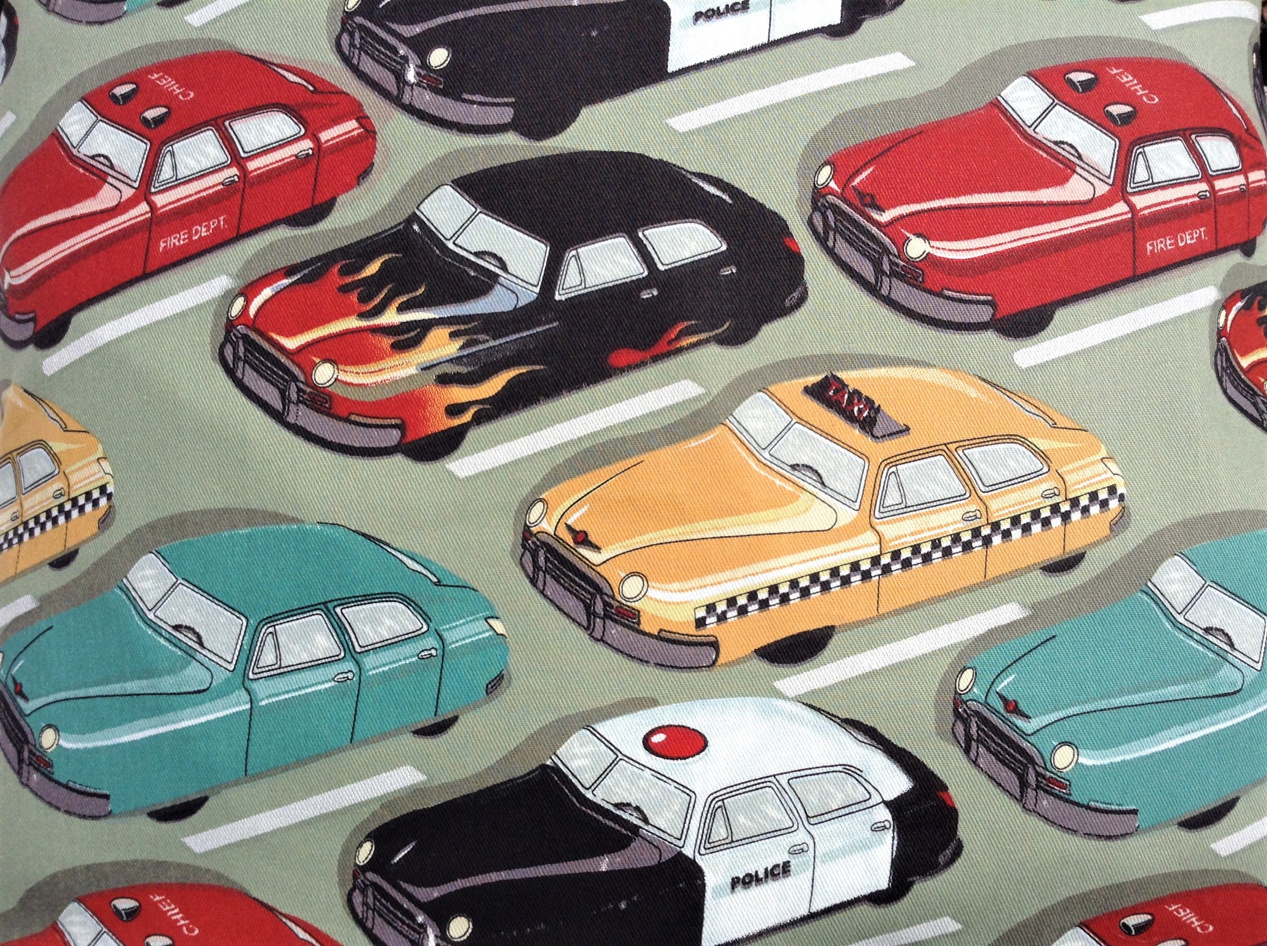 Vintage Retro Car Cushion Cover