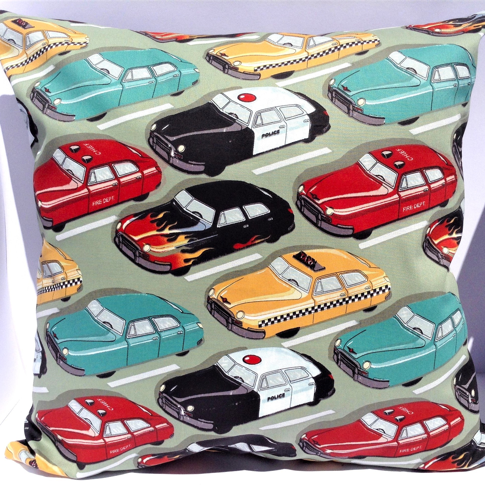 Vintage Retro Car Cushion Cover
