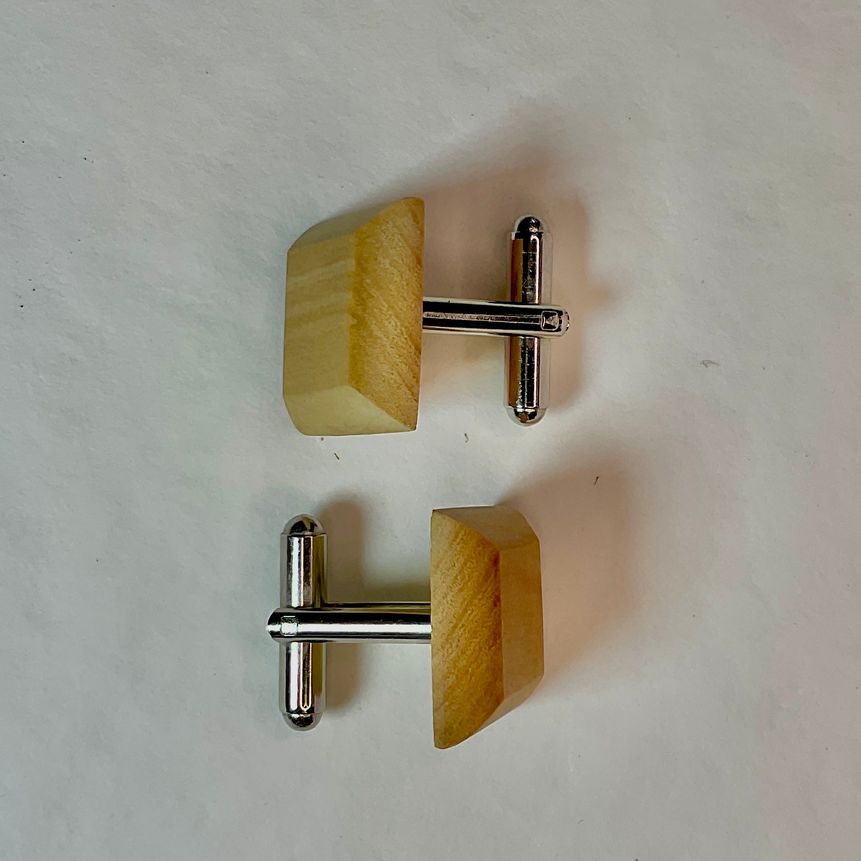 Unique Wooden Cufflinks - Handcrafted from Recycled Timber | Wedding Cufflinks
