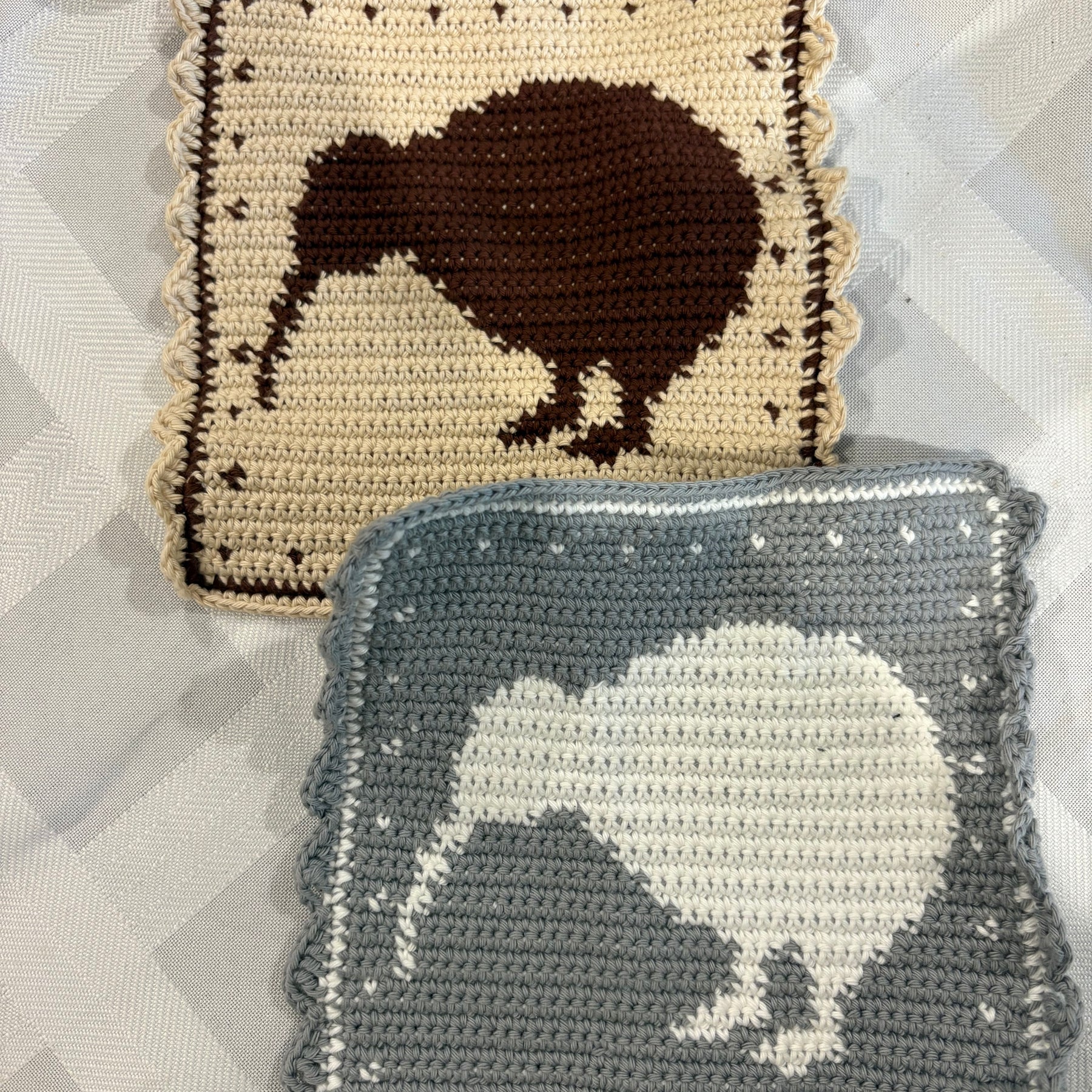Tapestry Crochet Potholder or Hotpads