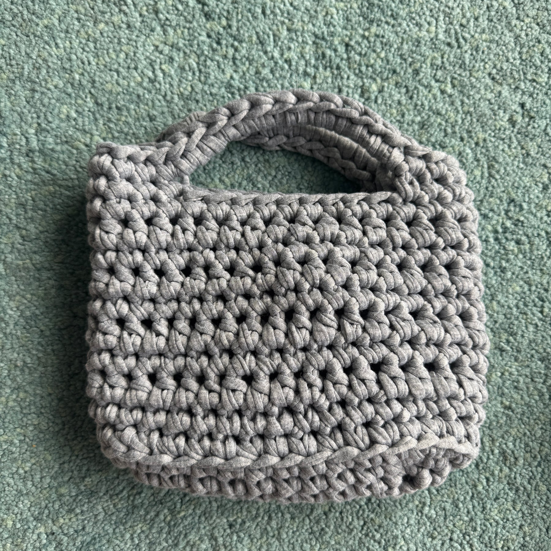 Crochet Handbag | Various Colours & Styles | Pink, Purple, Grey or White