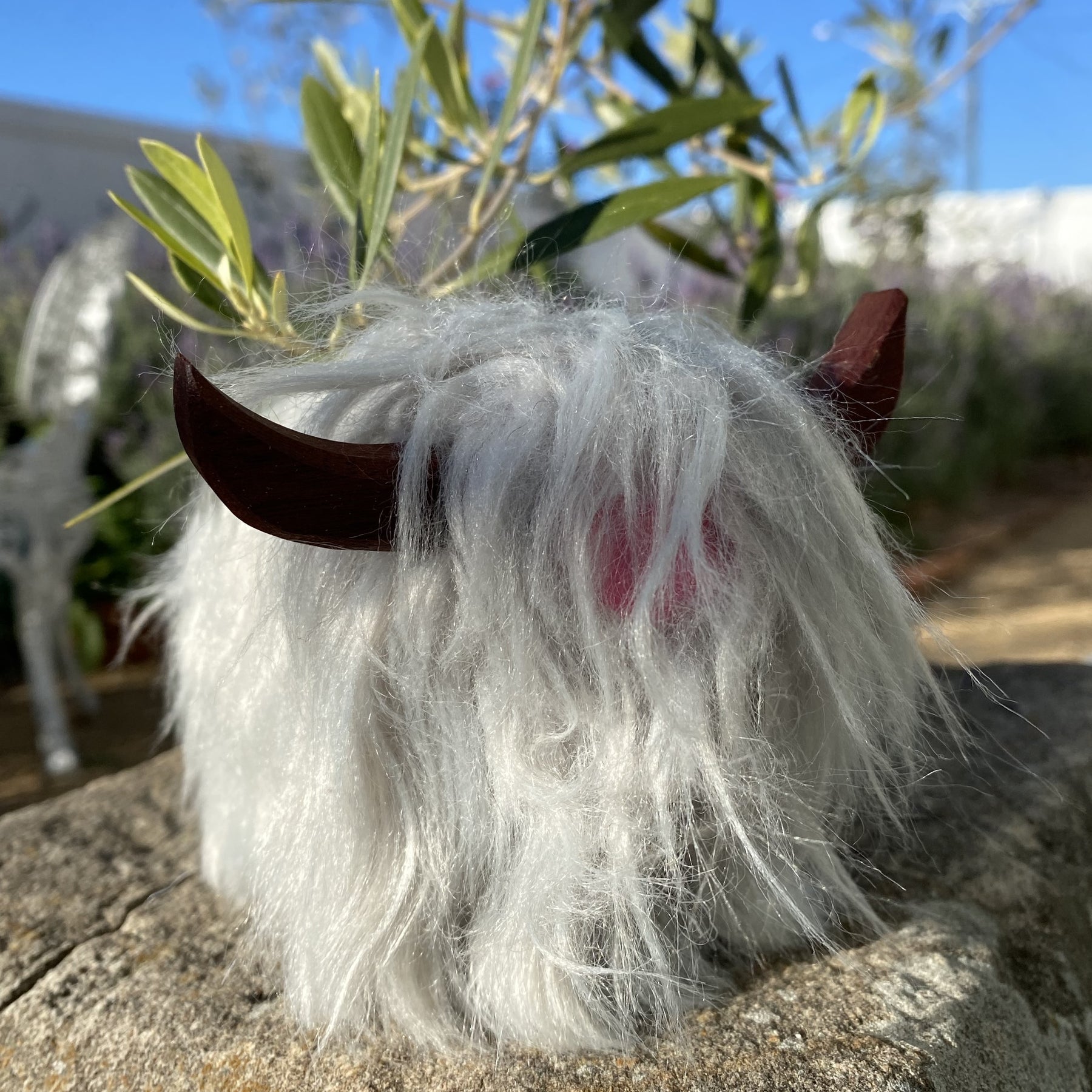 Highland cow Light Grey