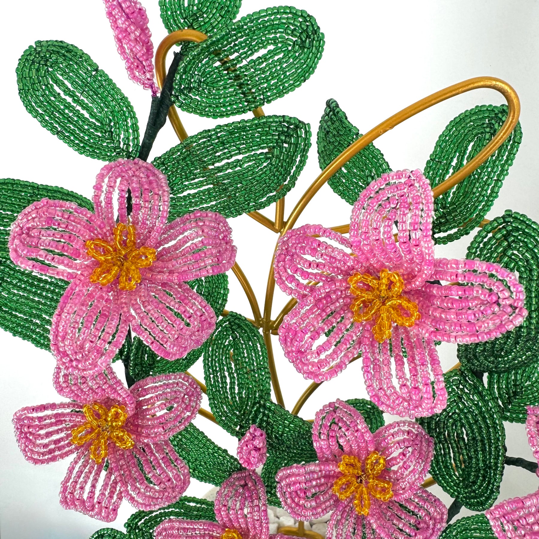 French-beaded Vining Mandavilla