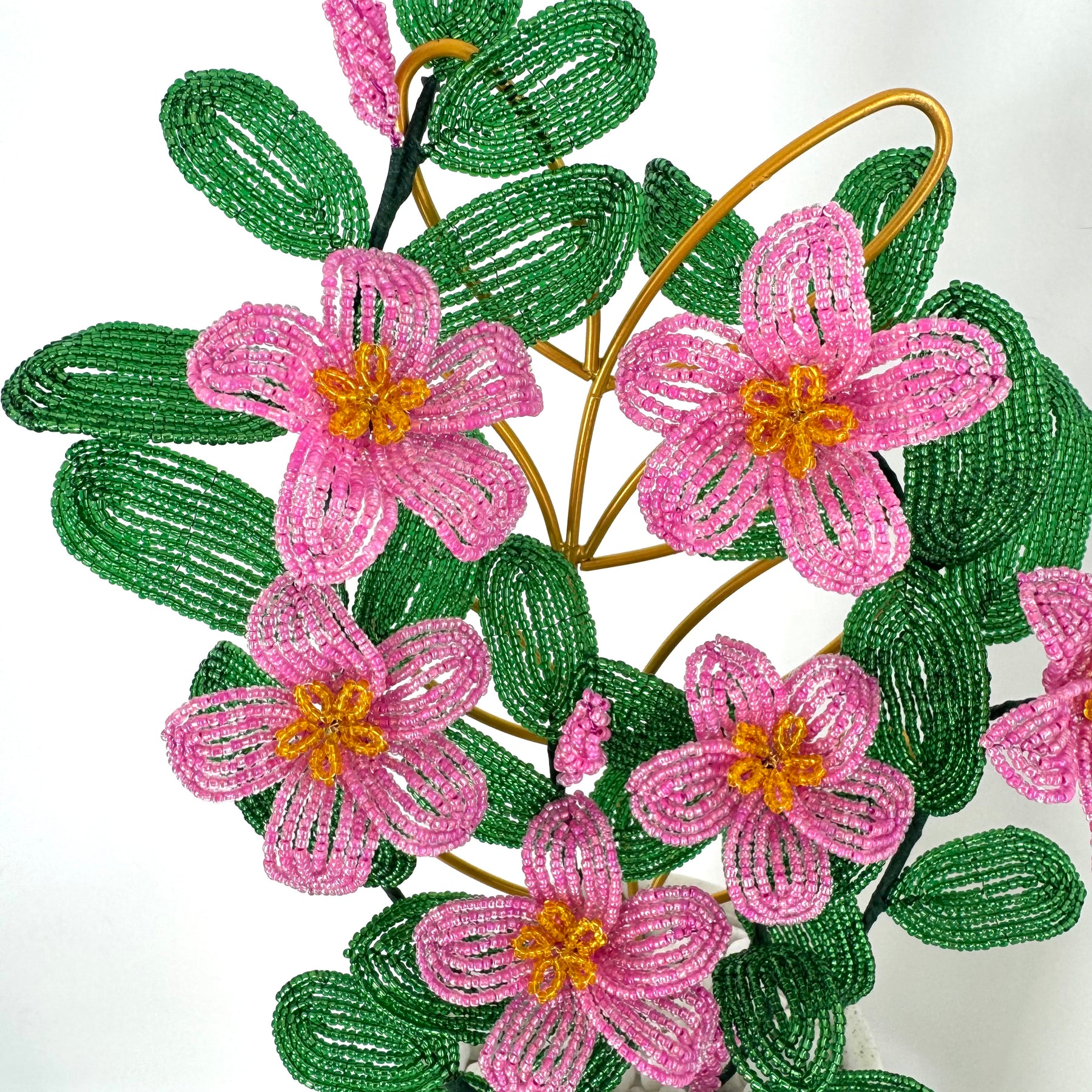French-beaded Vining Mandavilla
