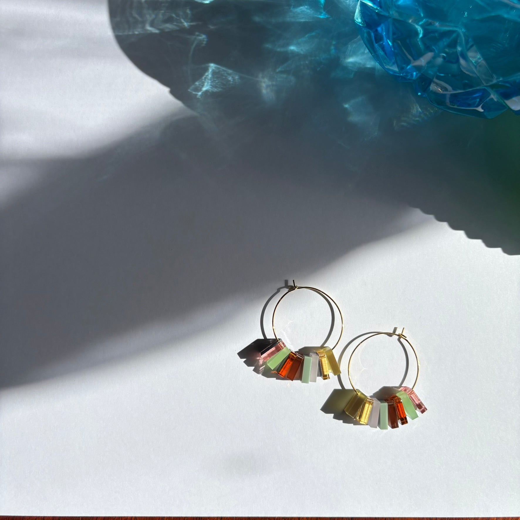 Summer Days 8 piece hoop Green / Amber