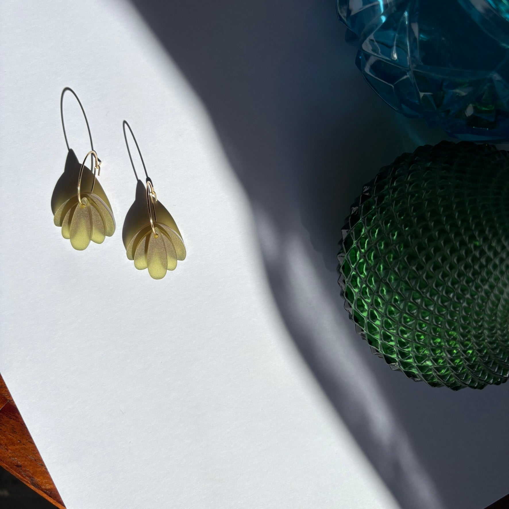 Fids Flower 3 Piece Olive Green Hoop