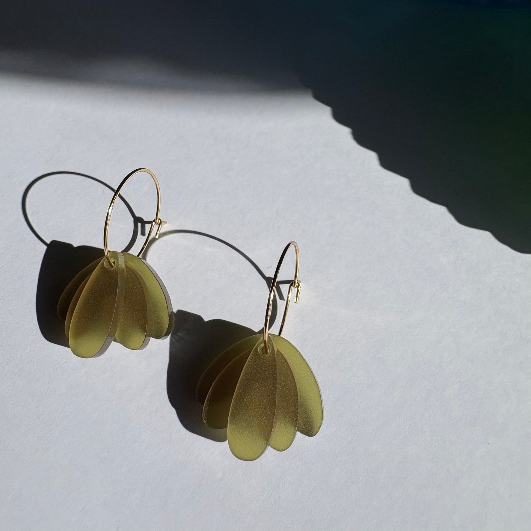 Fids Flower 3 Piece Olive Green Hoop